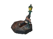 Vintage  Cast Iron, Painted, "Singing in the Rain" Ashtray (4)