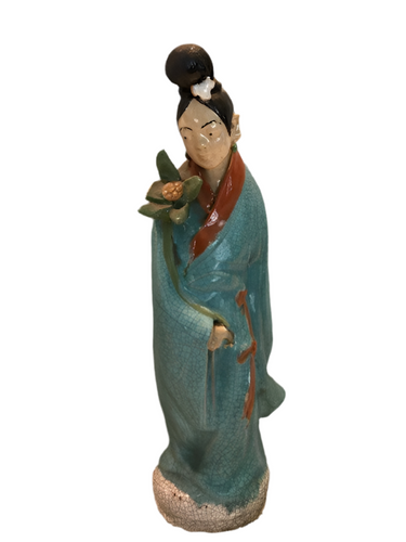 Antique Asian Pair OF Figures  #1139