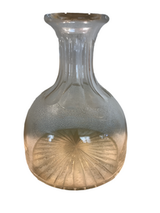 Antique Lead Glass Ships Decanter (no stopper)
