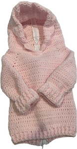 Small Newborn Back-Zip Sweater