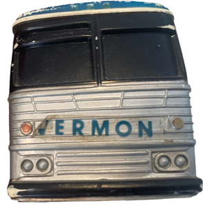 Vintage Vermont Bank Bus