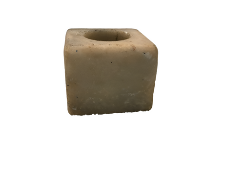Antique Marble Mortar or Large Candle Holder  #1143