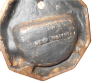 Vintage  Cast Iron, Painted, "Singing in the Rain" Ashtray (4)