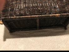 Vintage Woven Whicker Magazine Rack (24)