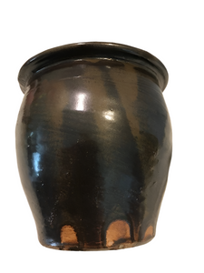 Antique Primitive Pottery Crock  #1150