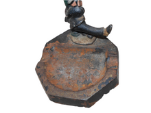 Vintage  Cast Iron, Painted, "Singing in the Rain" Ashtray (4)