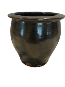 Antique Primitive Pottery Crock  #1150