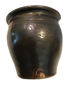 Antique Primitive Pottery Crock  #1150
