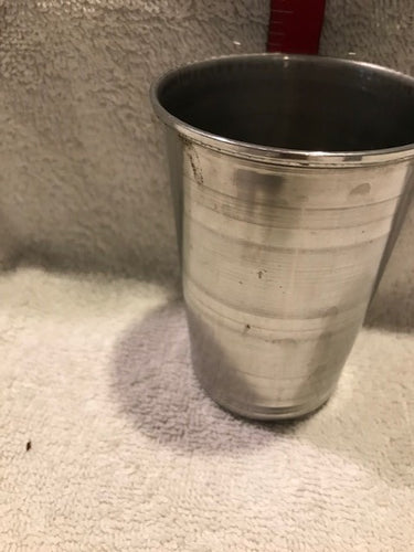 Vintage Silver Plate Tumbler       (#473)