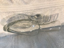 Antique Clear Blown Glass Urinal #627