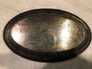 Vintage Empire Quadruple Plate Oval Tray (#444)