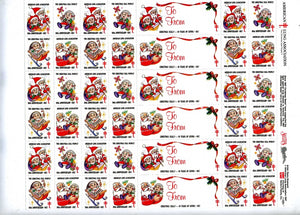 1907 Christmas Seals Stamp Sheet (#18)