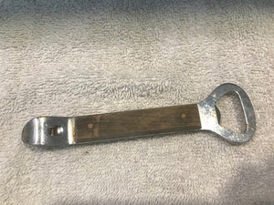 Vintage Metal & Wood Bottle Opener  #1044