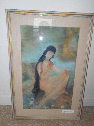 Vintage Watercolor By Valeda E. Sawyer(?) (Signed) (#9b)