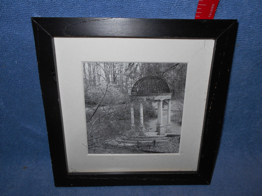 Vintage Square Frame (with hand-etched pavilion picture) #5120