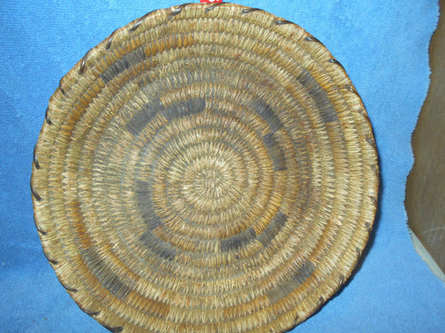 Vintage Corn Husk Basket (15) #15e