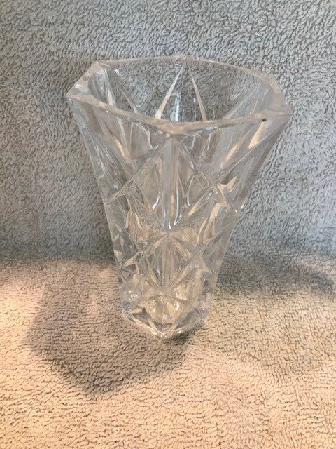 Antique Pressed Glass Vase  #1124