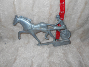 Vintage Pewter Weathervane Topper/Hood Ornament (45A)