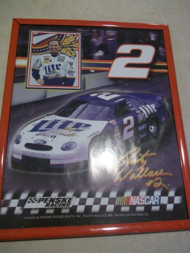 Rusty Wallace Collector's Picture Framed (#40)