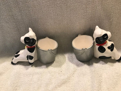 Pair of Cow Window Planters #1008