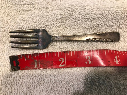 Vintage Silver/Silverplate Children's Fork  #1170a