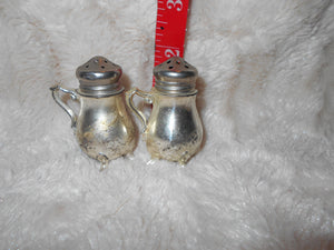 Vintage  Pewter New Orleans Teapot Salt & Pepper Shakers (7)