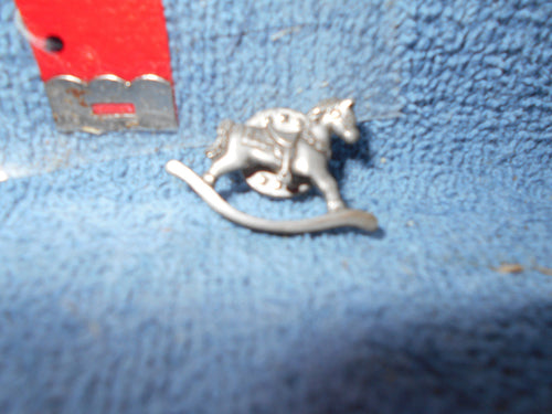 Vintage Small Pewter Horse Pin 3/4