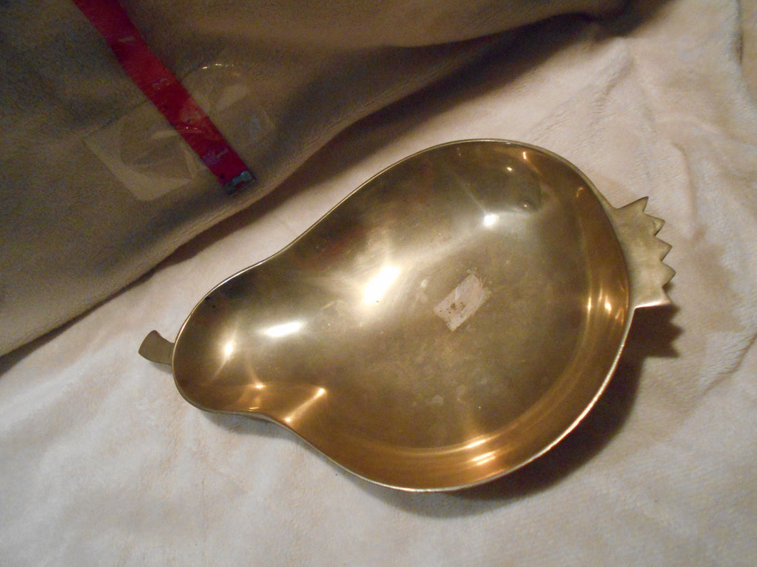 Vintage  Brass Pear Dish (41)