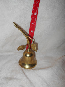 Vintage Brass Leaf Bell (52)