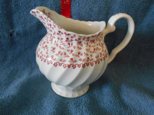 Vintage  English Porcelain Floral Painted Pitcher (25)