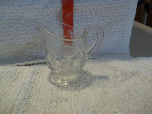 Vintage  Pressed Glass Creamer (4)