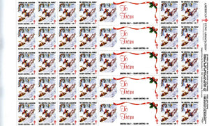 The Christmas Seal People Stamp Sheet (#20)