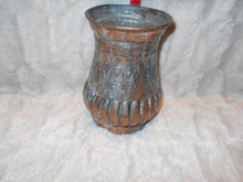 Antique Bronze & Copper Egyptian Vase 7"H (9)