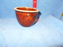 Vintage Mini Albany Slip-Pottery Bowl 2 1/4"H (29)