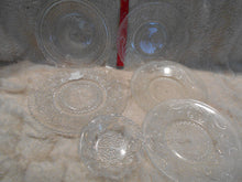 Vintage 6 Pieces of Patterned Pressed Glass #2029