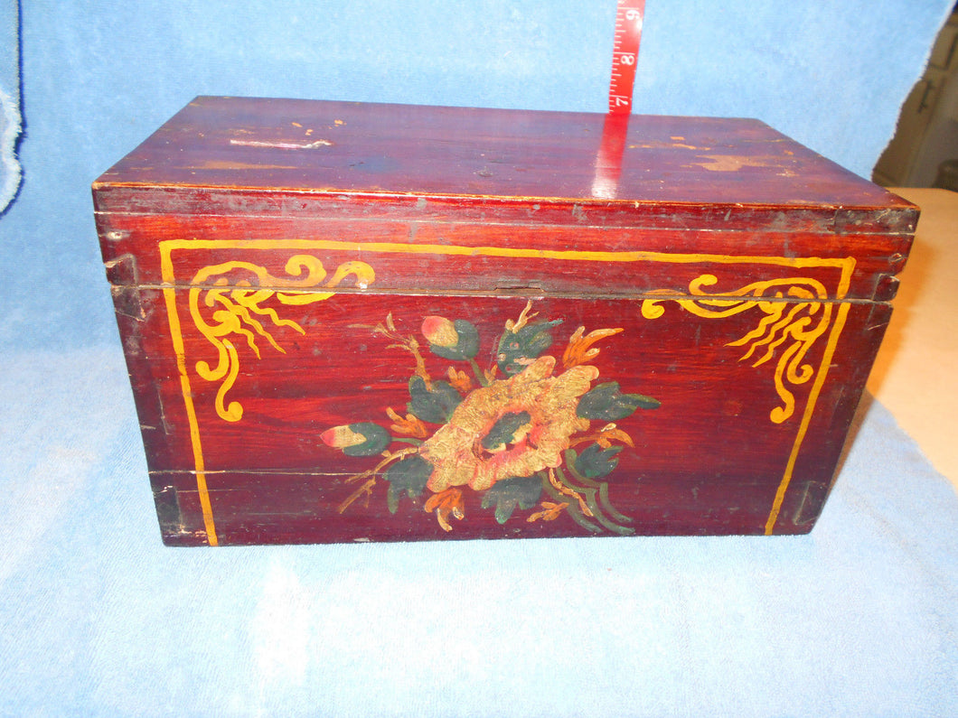 Vintage Hand-painted Document Box (47A)