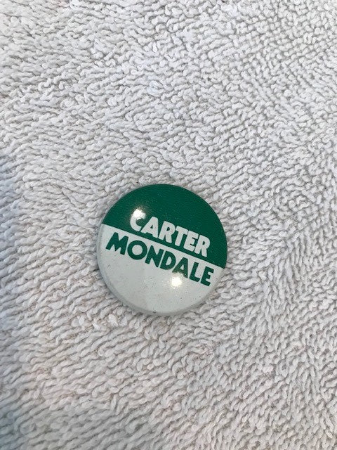 Vintage Advertising Carter/Mondale Campaign Pin  #1107