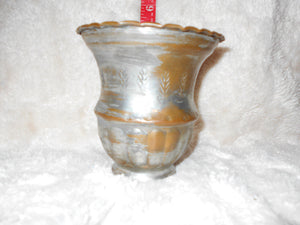 Antique Bronze or Brass Vase 4 3/4" H (44)