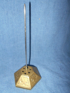 Vintage Large Brass Order Ticket Holder (26)