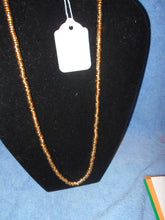 Vintage Golden Beaded Necklace #6