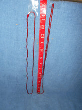 Vintage 2 Strands of Red Beaded Necklaces 14" - 15" #3
