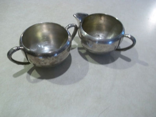 Vintage Oneida Sugar & Creamer #2