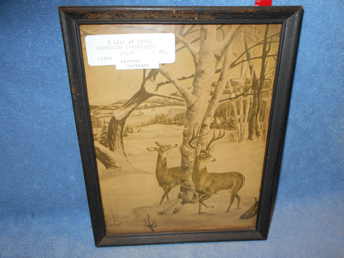 Vintage Hand-Etched Picture 