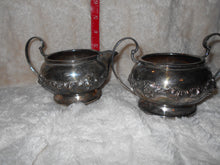 Vintage EP on Copper Sugar & Creamer Set #1