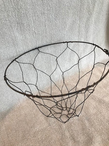 Antique Handmade Wire Basket  #1098