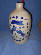 Vintage Painted Pottery Jar 11 H (40A)