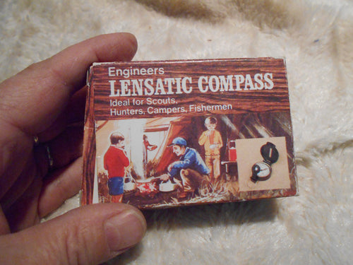 Vintage  Engineers Lensatic Compass (#9)