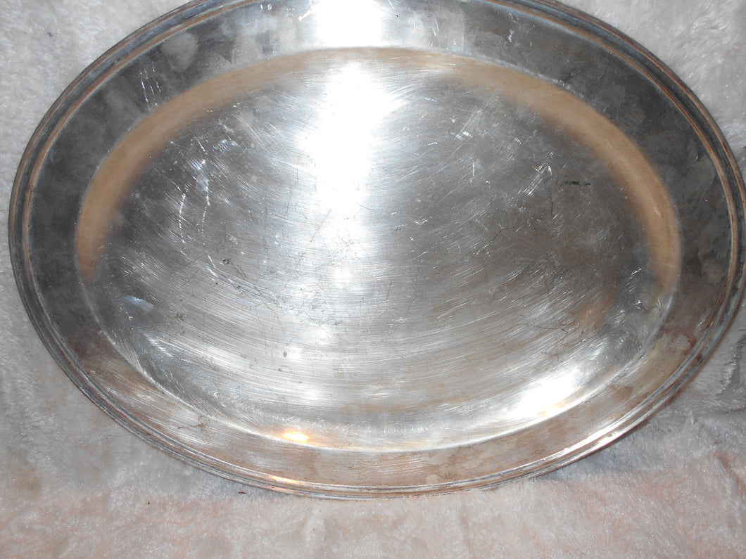 Vintage Sheffield Oval Tray (70)