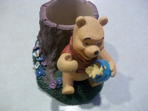 Ceramic Pooh Figurine with Hollow Tree (#71)