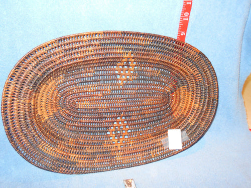 Vintage Basket: Woven Bread Tray (13) #13e